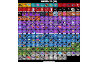 UNIQUE - The Reaper [274 Skins, 375 Vbucks, Blue Squire, 179 Gliders and MORE!]