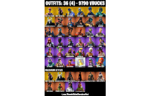 UNIQUE - Blue Squire, OG STW [36 Skins, 9790 Vbucks, 29 Axes, 34 Emotes, 30 Gliders and MORE!]