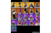 UNIQUE - The Reaper, Elite Agent [21 Skins, 15 Axes, 16 Emotes, 12 Gliders and MORE!]