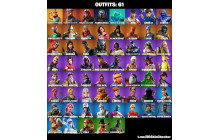 UNIQUE - Cole, Fishstick (World Cup) [61 Skins,  43 Axes, 62 Emotes, 43 Gliders and MORE!]