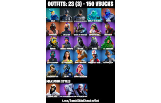 UNIQUE - Sparkle Supreme, Ninja [23 Skins, 150 Vbucks, 25 Axes, 37 Emotes, 27 Gliders and MORE!]