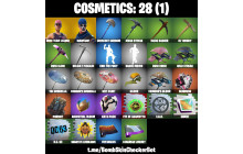 UNIQUE - OG STW, Warpaint  [2 Skins, 6 Axes, 2 Emotes, 7 Gliders and MORE!]