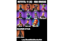 UNIQUE - Carbide , The Ace  [11 Skins, 450 Vbucks, 10 Axes, 17 Emotes, 18 Gliders and MORE!]
