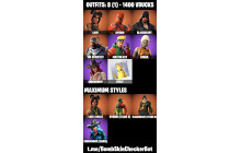UNIQUE - Hybrid, Luxe [8 Skins, 1400 Vbucks, 12 Axes, 21 Emotes, 19 Gliders and MORE!]