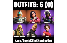 UNIQUE - Sentinel, Rox [6 Skins, 5 Axes, 11 Emotes, 11 Gliders and MORE!]