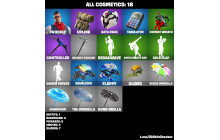 UNIQUE - Prodigy, Controller [1 Skin, 2 Axes, 4 Emotes, 7 Gliders and MORE!]