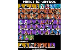 UNIQUE - OG STW, Rogue Agent [51 Skins, 350 Vbucks, 41 Axes, 49 Emotes, 44 Gliders and MORE!]