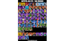 UNIQUE - Neo Versa, Midas (Fully Golden)  [60 Skins, 100 Vbucks, 39 Axes, 72 Emotes, 35 Gliders and MORE!]