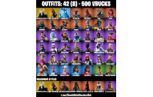 UNIQUE - Rogue Agent , Ragnarok (Stage 6)  [42 Skins, 500 Vbucks, 33 Axes, 41 Emotes, 33 Gliders and MORE!]