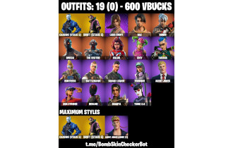 UNIQUE - Omega, Carbide (Stage 5)  [19 Skins, 600 Vbucks, 16 Axes, 19 Emotes, 20 Gliders and MORE!]