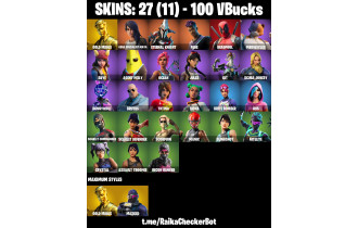 UNIQUE - Gold Midas, Gear Specialist Maya  [27 Skins, 100 Vbucks, 22 Axes, 38 Emotes, 26 Gliders and MORE!]