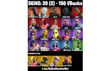 UNIQUE -  Gear Specialist Maya,  Snap  [20 Skins, 150 Vbucks, 36 Axes, 55 Emotes, 41 Gliders and MORE!]