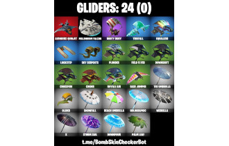 UNIQUE -  Luxe ,  Take The Elf  [9 Skins, 100 Vbucks, 16 Axes, 30 Emotes, 24 Gliders and MORE!]