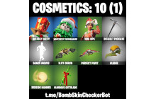 UNIQUE - Nog Ops,  Holiday Boxy  [3 Skins, 1 Axes, 1 Emotes, 3 Glider and MORE!]