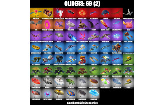 UNIQUE - Midas (Fully Golden), Erisa [65 Skins, 850 Vbucks, 59 Axes, 69 Emotes, 69 Gliders and MORE!]