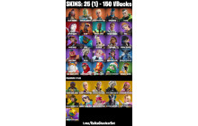 UNIQUE -  Kado Thorne , Spectra Knight  [25 Skins, 150 Vbucks, 36 Axes, 39 Emotes, 42 Gliders and MORE!]