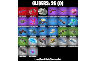 UNIQUE - Spider Man,  Prowler  [18 Skins, 23 Axes, 18 Emotes, 26 Gliders and MORE!]