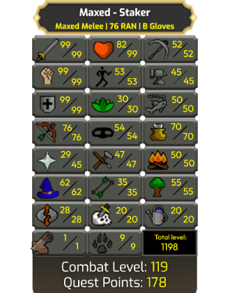 Maxed - Staker