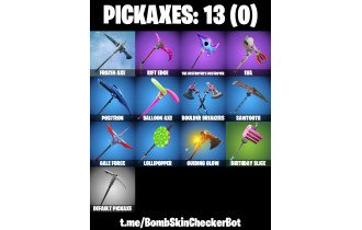 UNIQUE - Blue Team Leader ,  Take The L  [12 Skins, 450 Vbucks, 13 Axes, 28 Emotes,  25 Gliders and MORE!]