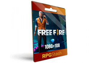 FreeFire [1080 + Bonus 108 Diamonds]