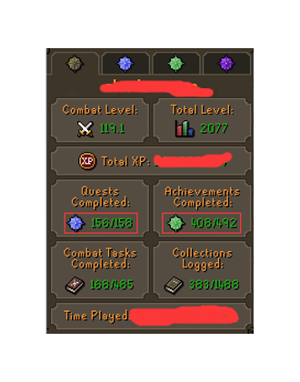 UNIQUE - Main | TTL: 2077 | CL: 119 | QP: 293 [B Gloves, Defender, Pets, Fire Cape, Void, MM2, DS2 + MORE!]