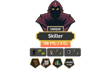 UNIQUE - Skiller | TTL: 119 [88 AGIL | Lv3 Skiller + MORE!]
