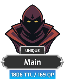 Main | TTL: 1806 | CL: 117 | QP: 169 [Total XP: 69M + MORE!]