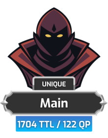 Main | TTL: 1704 | CL: 96 | QP: 122 [53M XP + MORE!]