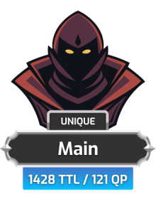 Main | TTL: 1428 | CL: 110 | QP: 121 [45M XP + MORE!]