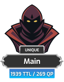 Main | TTL: 1939 | CL: 112 | QP: 269 [83M XP + MORE!]
