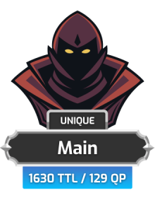 Main | TTL: 1630 | CL: 117 | QP: 129 [82M XP + MORE!]