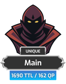 Main | TTL: 1690 | CL: 120 | QP: 162 [100M XP + MORE!]