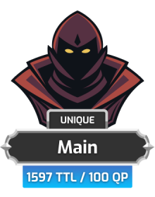 Main | TTL: 1597 | CL: 104 | QP: 100 [58M XP + MORE!]