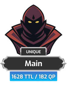 Main | TTL: 1628 | CL: 115 | QP: 182 [94M XP + MORE!]