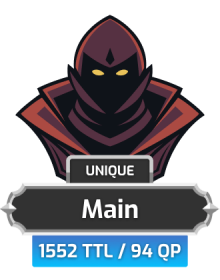 Main | TTL: 1552 | CL: 106 | QP: 94 [42M XP + MORE!]