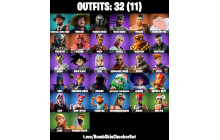 UNIQUE - Predator, Valeria [32 Skins, 21 Axes, 18 Emotes, 18 Gliders and MORE!]