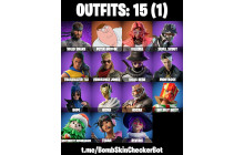 UNIQUE - Valeria, Peter Griffin [15 Skins, 16 Axes, 15 Emotes, 13 Gliders and MORE!]
