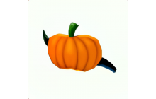Eco Orange Pumpkin Eyepatch [Adopt Me - Pet Wear]