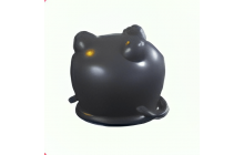 Halloween Black Cauldron Hat [Adopt Me - Pet Wear]