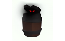 Halloween Evil Barrel Backpack [Adopt Me - Pet Wear]
