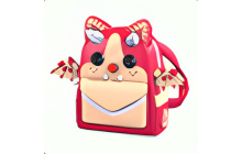 Strawberry Shortcake Bat Dragon Backpack [Adopt Me - Pet Wear]