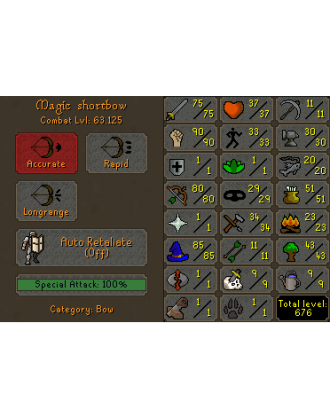 Pure - 1 DEF | TTL: 676 | CL: 63 [NO EMAIL SET, Mithril Gloves, God Book + MORE!]