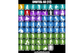 UNIQUE - Rose Team Leader [40 Skins, 100 Vbucks, 52 Axes, 62 Emotes, 61 Gliders and MORE!]