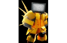 Solar Flare TV Man [Toilet Tower Defense Item]