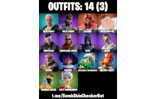 UNIQUE - Valeria, Peter Griffin [14 Skins, 15 Axes, 10 Emotes, 14 Gliders and MORE!]