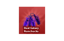 Dual Galaxy Nunchucks [Blade Ball]