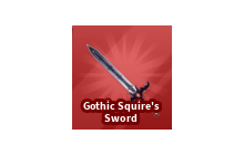 Gothic Squire's Sword [Blade Ball]