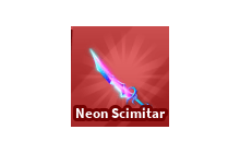 Neon Scimitar [Blade Ball]
