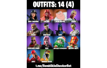 UNIQUE - Valeria, Peter Griffin [14 Skins, 11 Axes, 11 Emotes, 12 Gliders and MORE!]