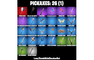UNIQUE - Vengeance Jones, Montague [20 Skins, 26 Axes, 33 Emotes, 33 Gliders and MORE!]